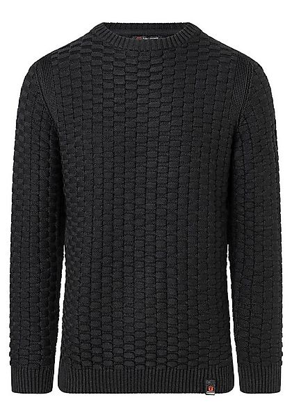 TIMEZONE Strickpullover Strickpullover Rundhals 3D Muster Regular Fit Heavy günstig online kaufen