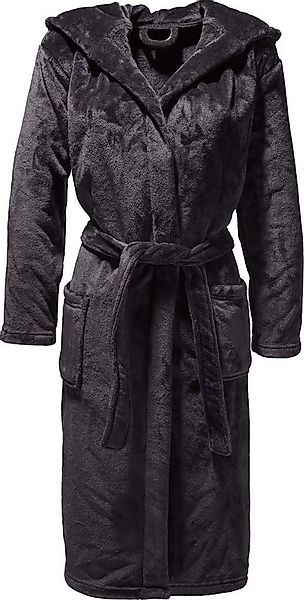 REDBEST Bademantel Unisex-Bademantel "Perris" mit Kapuze, Langform, Fleece, günstig online kaufen