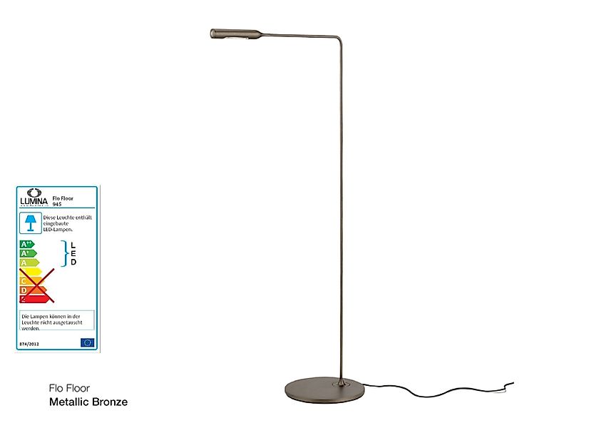 FLO Floor Stehlampe bronze metallisch günstig online kaufen