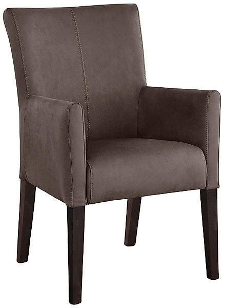 Home affaire Esszimmerstuhl "King" () Polsterstuhl, Armlehnstuhl, Gestell M günstig online kaufen