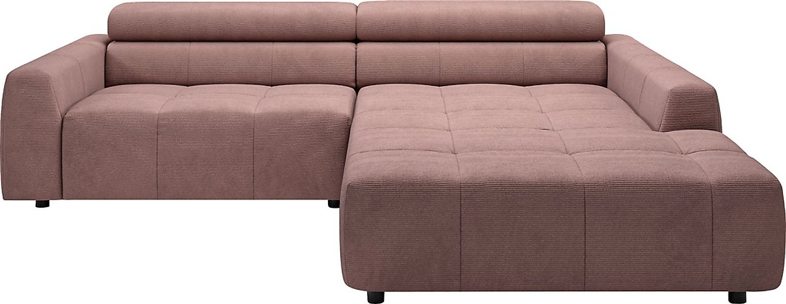 3C Candy Ecksofa "Denver auch mit Cord- und Easy care-Bezug, Kopfteilverste günstig online kaufen
