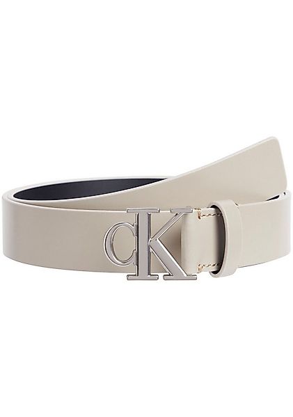 Calvin Klein Jeans Ledergürtel MONO PLAQUE LTHR BELT 30MM mit Logoschnalle günstig online kaufen