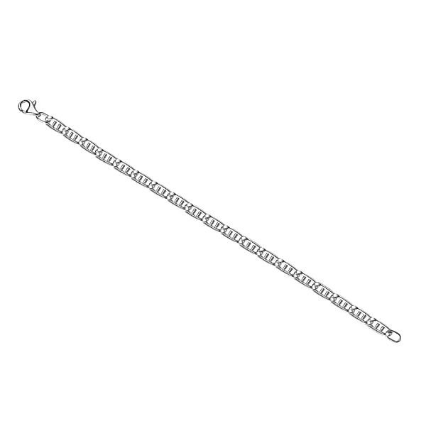 Vivance Armband "925/- Sterling Silber weiß Doppel-Stegpanzerarmband 23 cm" günstig online kaufen