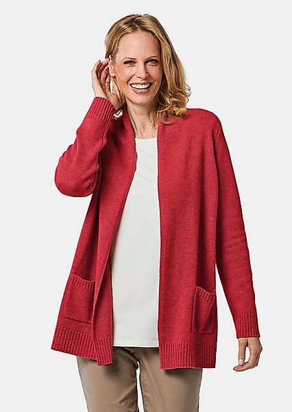 GOLDNER Strickjacke Kurzgröße: Langarm Cardigan aus Merino Damen Indoorjack günstig online kaufen