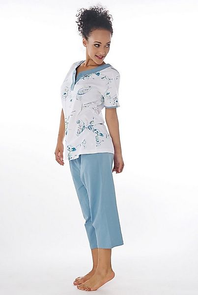 Consult-Tex Capri-Pyjama Damen Capri Pyjama Schlafanzug DF445Capri (Spar-Se günstig online kaufen