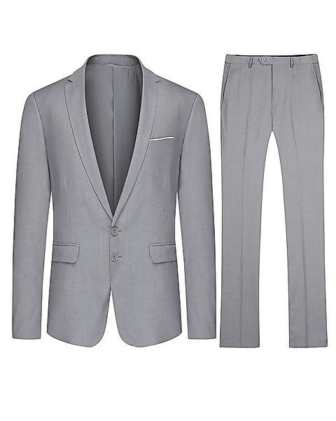 Allthemen Anzug (2 tlg) Herren Slim Fit Anzüge Modern Herrenanzug für Busin günstig online kaufen
