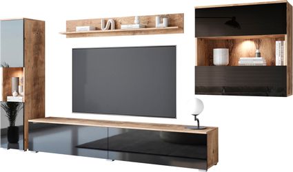 INOSIGN Wohnwand PARIS, Vitrine Türanschlag links/rechts günstig online kaufen