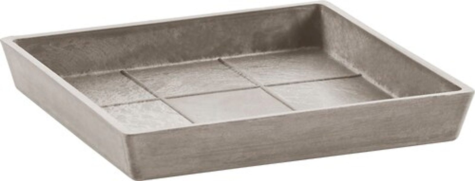 ECOPOTS Blumentopfuntersetzer »ROUND SAUCER Taupe« BxTxH: 18x18x2,5 cm günstig online kaufen