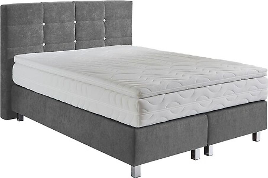 Westfalia Schlafkomfort Boxspringbett, mit Knöpfen in Kristalloptik, wahlwe günstig online kaufen