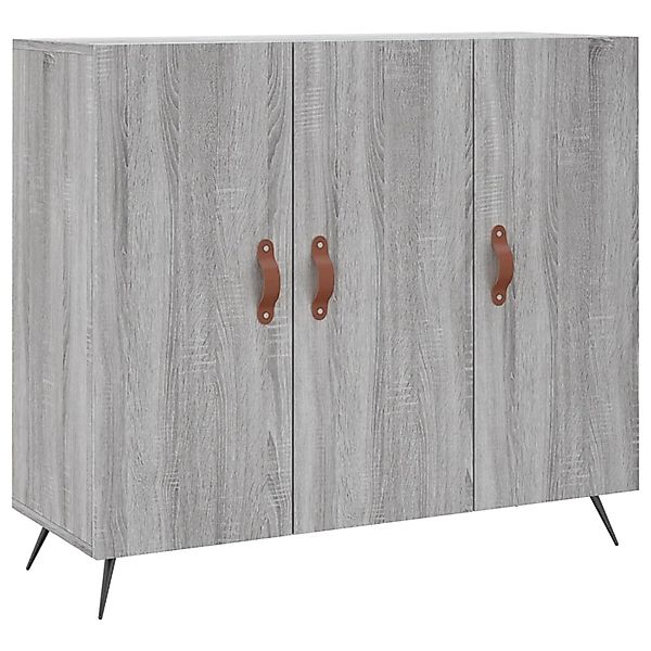 vidaXL Sideboard Grau Sonoma 90x34x80 cm Holzwerkstoff 828082 günstig online kaufen