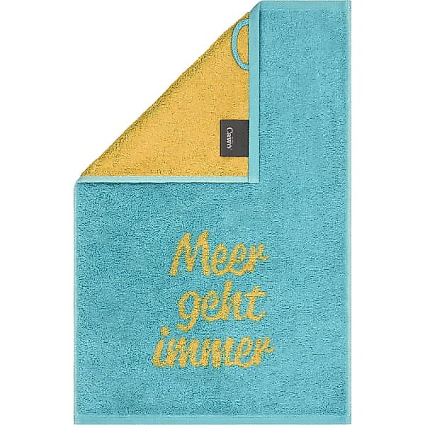 Cawö Gästetücher Postcard Towels Edition 100 - Farbe: Meer geht immer - 07 günstig online kaufen