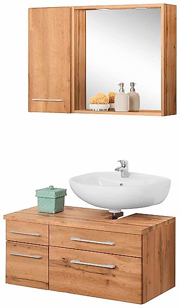 welltime Badmöbel-Set »Davos« 3 Stk. tlg. günstig online kaufen