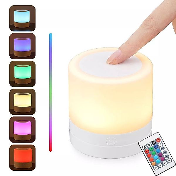 JOYOLEDER Nachttischlampe Touch Dimmbar,LED Nachtlicht Baby, günstig online kaufen
