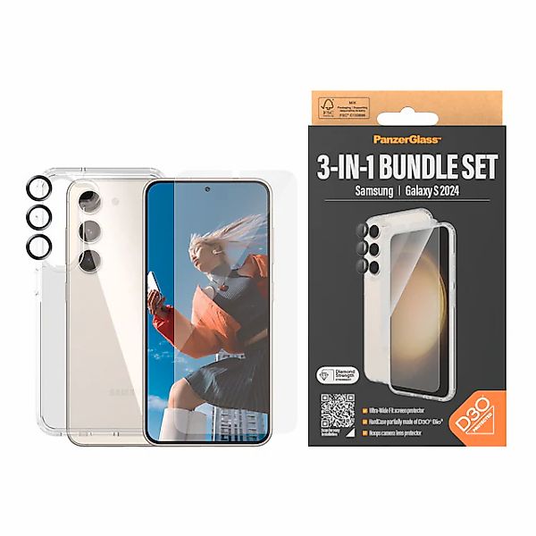 PanzerGlass Displayschutzglas »3-in-1 Bundle Set Screen Protector, Case und günstig online kaufen