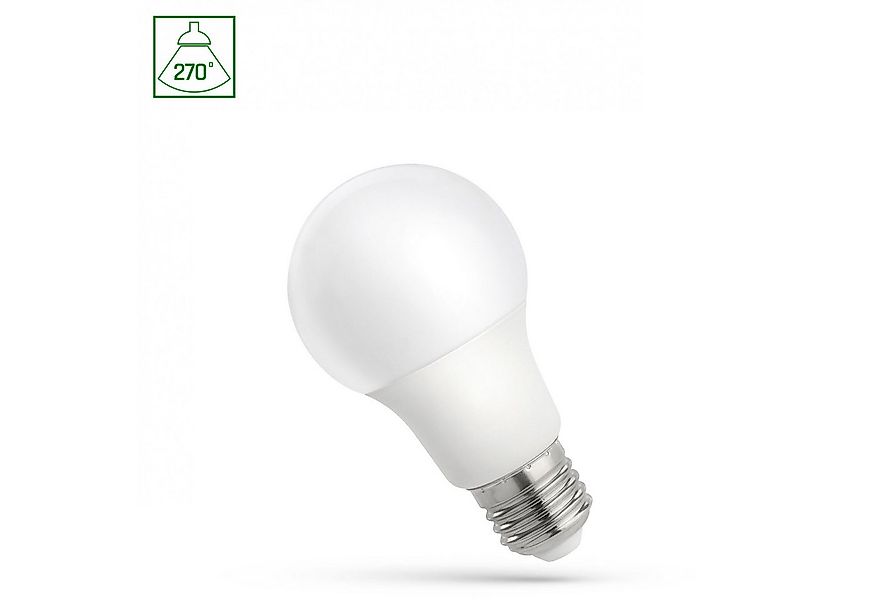 Spectrum LED-Leuchtmittel LED E27 A60 Birnenform 9W 820lm 270° 230V Warmwei günstig online kaufen