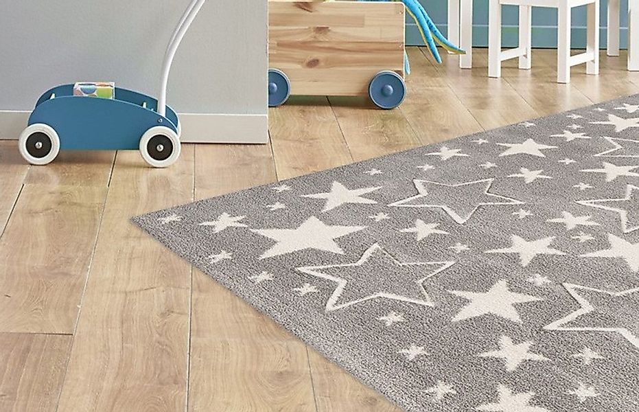Arte Espina Kinderteppich "Amigo 529" rechteckig 15 mm Höhe Sterne im Kontu günstig online kaufen