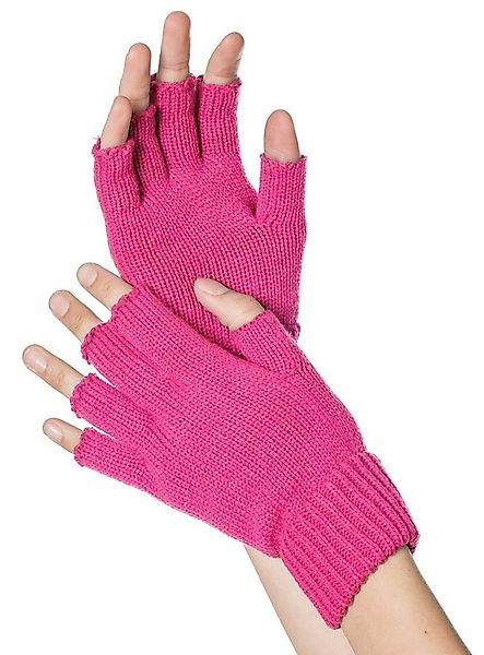 Metamorph Kostüm Fingerlose Strickhandschuhe pink, Mit Fingerspitzengefühl günstig online kaufen