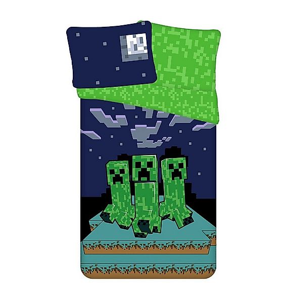 Minecraft Kinderbettwäsche Kuschelige Bettwäsche Baumwolle, 140x200 cm & 80 günstig online kaufen