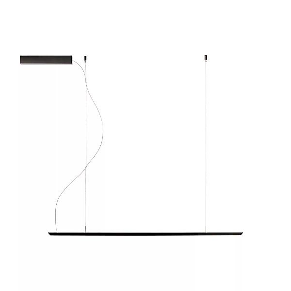 LED-Hängeleuchte Lineal, schwarz, Länge 110 cm günstig online kaufen