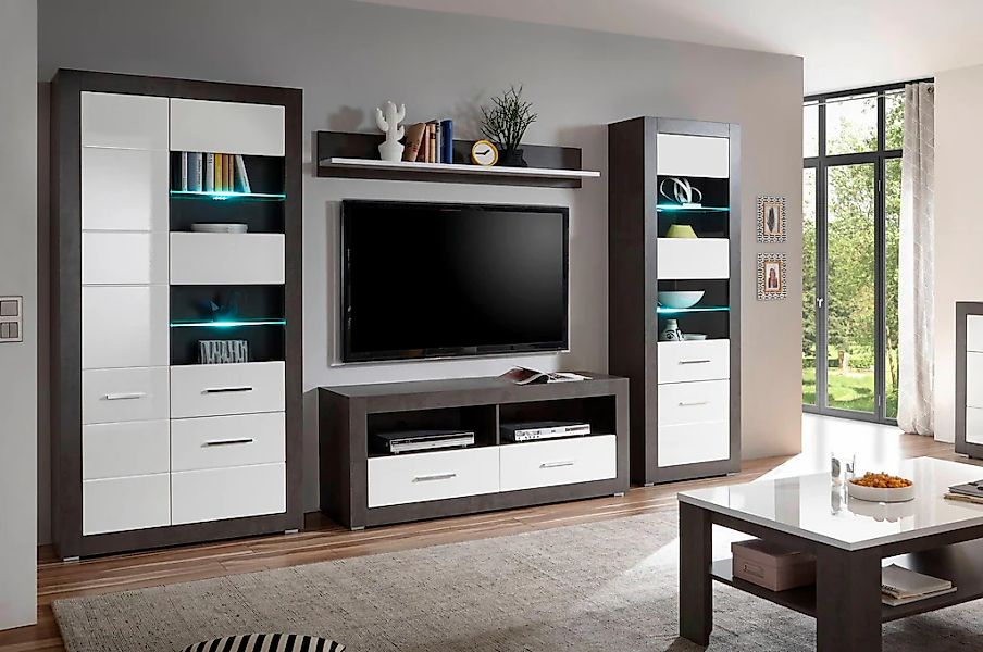 INOSIGN Wohnwand "Etero" Set, 4 Stk. tlg. günstig online kaufen