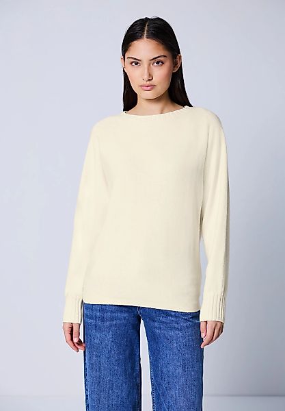 STREET ONE STUDIO Strickpullover mit U-Boot-Ausschnitt günstig online kaufen