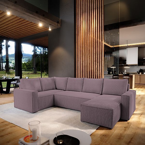 Masseno Ecksofa NORENA mit Schlaffunktion U-Form, günstig online kaufen