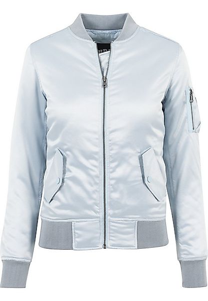 URBAN CLASSICS Allwetterjacke Urban Classics Damen Ladies Satin Bomber Jack günstig online kaufen
