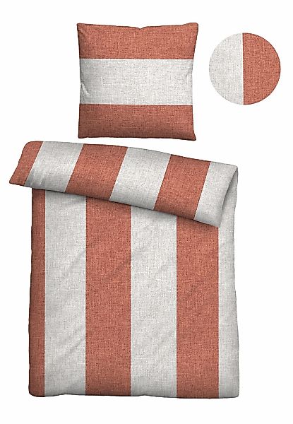 Biberna Bettwäsche "0006732" 2 Stk. kuschelig warm, pflegeleicht, temperatu günstig online kaufen