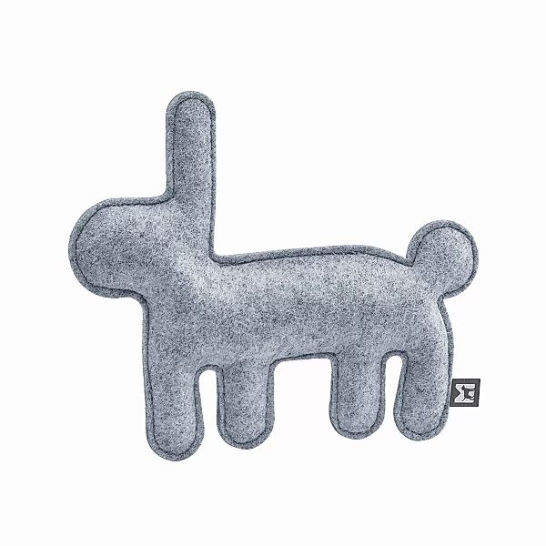 MiaCara - Bosco Hundespielzeug Hase - grau/Stoff 100% Filz/LxBxH 28x15x2cm günstig online kaufen