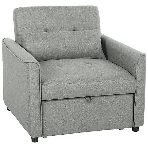 HOMCOM 3-in-1 Schlafsessel Umwandelbarer Sessel mit Bettfunktion, Verstellb günstig online kaufen