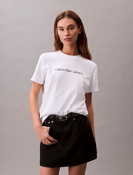 Calvin Klein Jeans T-Shirt "A- INST. LOGO CLASSIC TEE SS", mit Logoschriftz günstig online kaufen