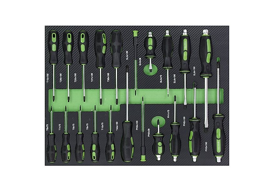 TRUTZHOLM Werkzeugset Schraubendreher Set 21tlg. Werkzeug Einlage 52x40cm S günstig online kaufen