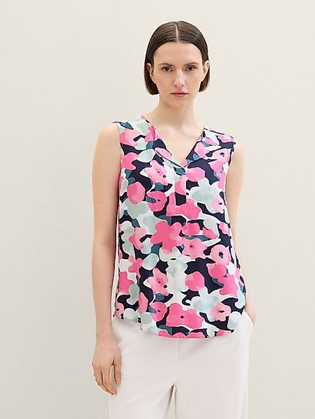 TOM TAILOR Blusentop Bluse aus Viskose mit Faltenlegung günstig online kaufen