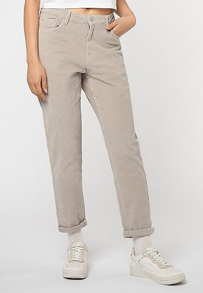 Eight2Nine Stoffhose Damen Kordhose MOM Fit mit Aufschlag 5 Pocket, Gürtels günstig online kaufen