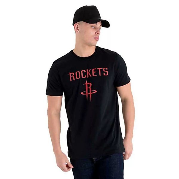 New Era Team Logo Houston Rockets Kurzärmeliges T-shirt XS-S Black günstig online kaufen