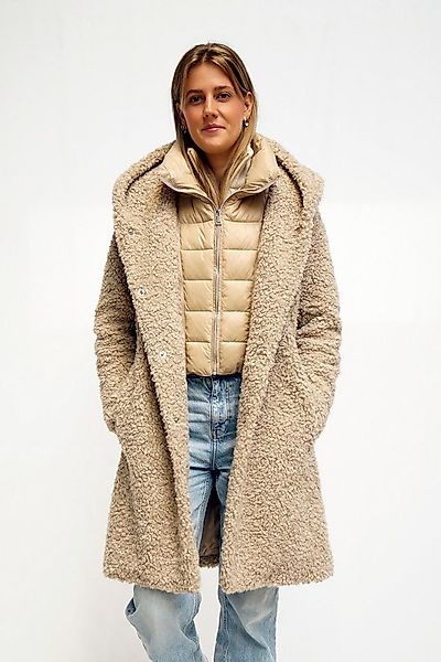 FUNK since 1776 Fellimitatmantel Wintermantel aus Lammimitat mit Kapuze & a günstig online kaufen