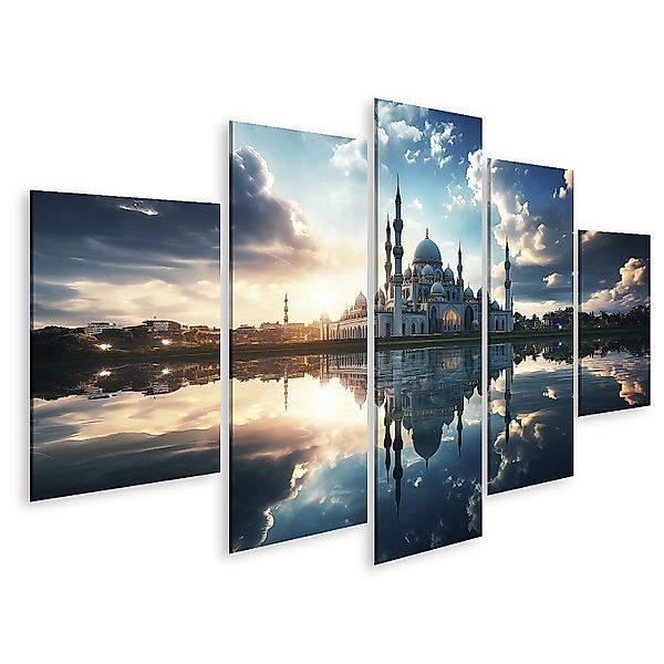 islandburner Leinwandbild Wunderschönes Foto der Moschee günstig online kaufen