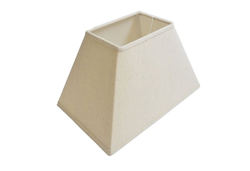 B&S Lampenschirm Lampenschirm Trapez in Leinenoptik H 17.5 für Steh & Tisch günstig online kaufen