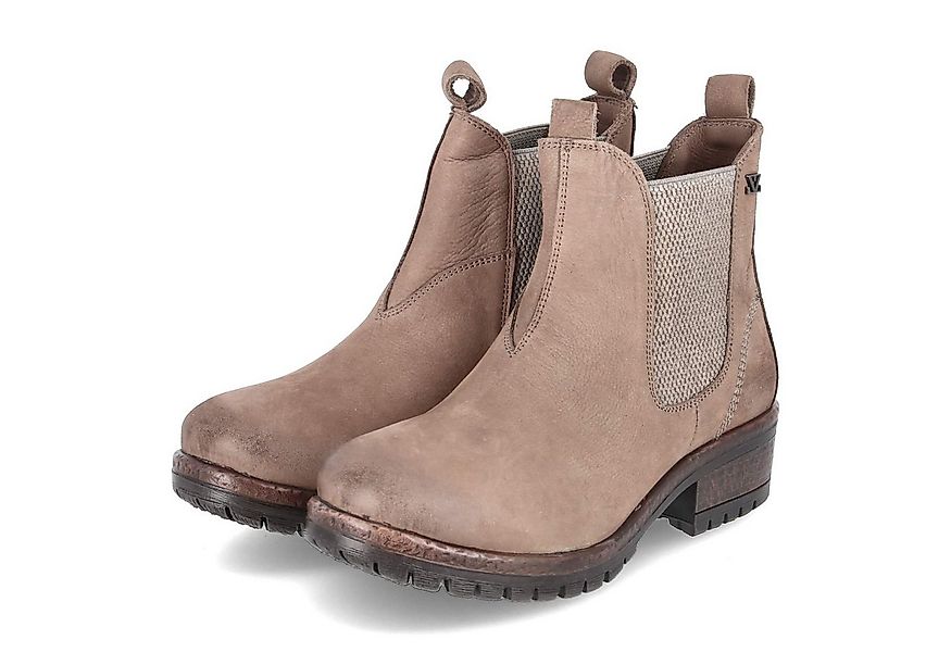 Lazamani LAZAMANI LA68001 TAUPE Damen Leder beige Schlupfstiefel günstig online kaufen