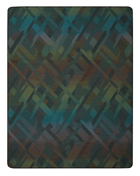 Biederlack Wohndecke »Mossy Glow mit geketteltem Zierstich« Made in Germany günstig online kaufen