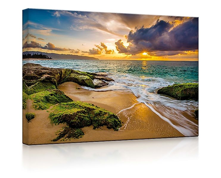 lightbox-multicolor LED-Bild Sonnenuntergang auf Hawaii front günstig online kaufen