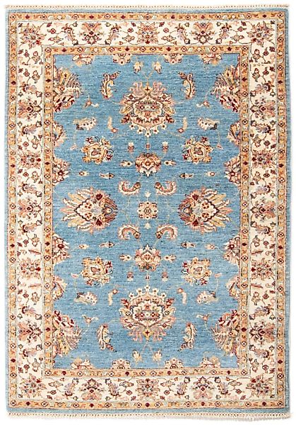 morgenland Orientteppich »Ziegler - 183 x 125 cm - hellblau«, rechteckig günstig online kaufen
