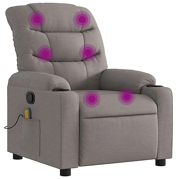 vidaXL Massagesessel Taupe Stoff 374163 günstig online kaufen