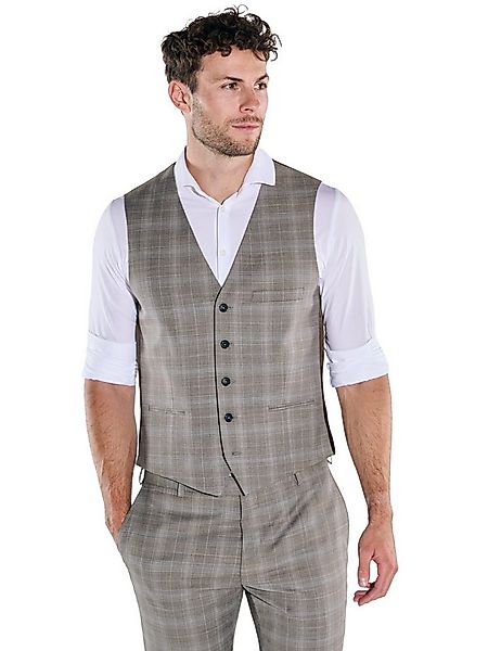 emilio adani Anzugweste emilio adani Herren Anzug-Weste gemustert, Grau günstig online kaufen