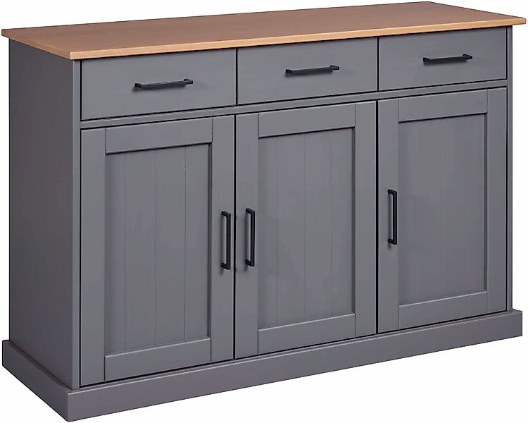 Inter Link Anrichte "Sideboard Forenzo" 1 Stk. tlg. Kiefer Massiv, FSC, Lan günstig online kaufen