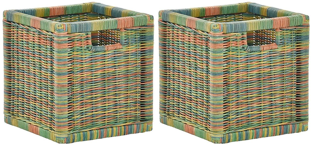 Krines Home Regalkorb Set/2 Regalkorb Aufbewahrungskorb günstig online kaufen