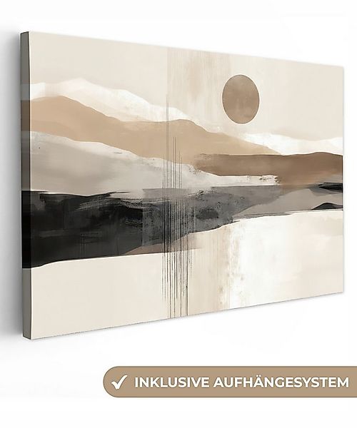 OneMillionCanvasses® Leinwandbild Minimalistisch - Landschaft - Dimension, günstig online kaufen