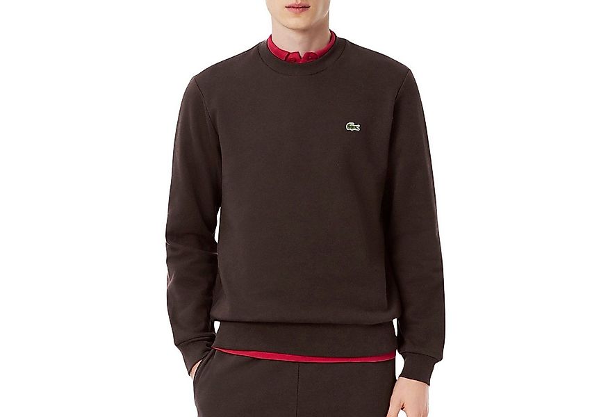 Lacoste Kapuzenpullover Herren Sport Bio Cotton Fleece Crew Pullover günstig online kaufen