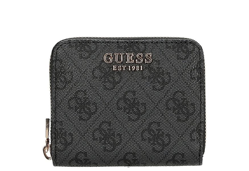 Guess Geldbörse Laurel II SLG Small Zip Around - Geldbörse 3cc 11 cm (coal günstig online kaufen