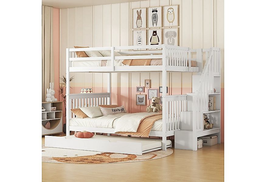 Odikalo Etagenbett Kinderbett 90x200 140x200 mit Ausziehbett oder Schublade günstig online kaufen